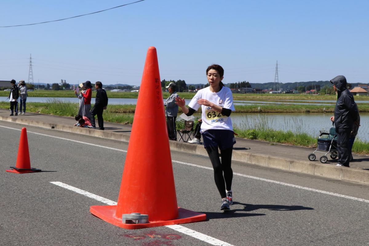 いわて奥州きらめきマラソン2018 フルマラソン5・37.5km給水/10km折り返し 2018/05/20