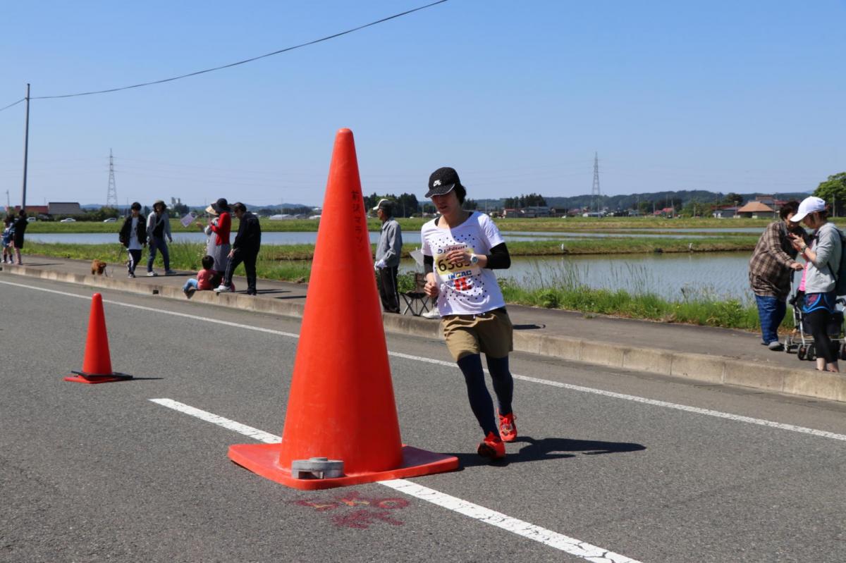いわて奥州きらめきマラソン2018 フルマラソン5・37.5km給水/10km折り返し 2018/05/20