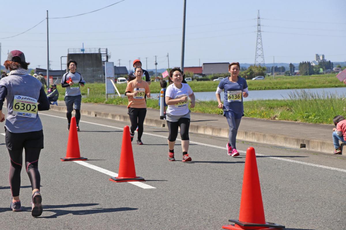 いわて奥州きらめきマラソン2018 フルマラソン5・37.5km給水/10km折り返し 2018/05/20