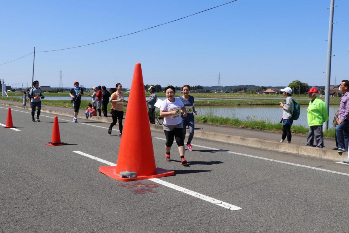 いわて奥州きらめきマラソン2018 フルマラソン5・37.5km給水/10km折り返し 2018/05/20