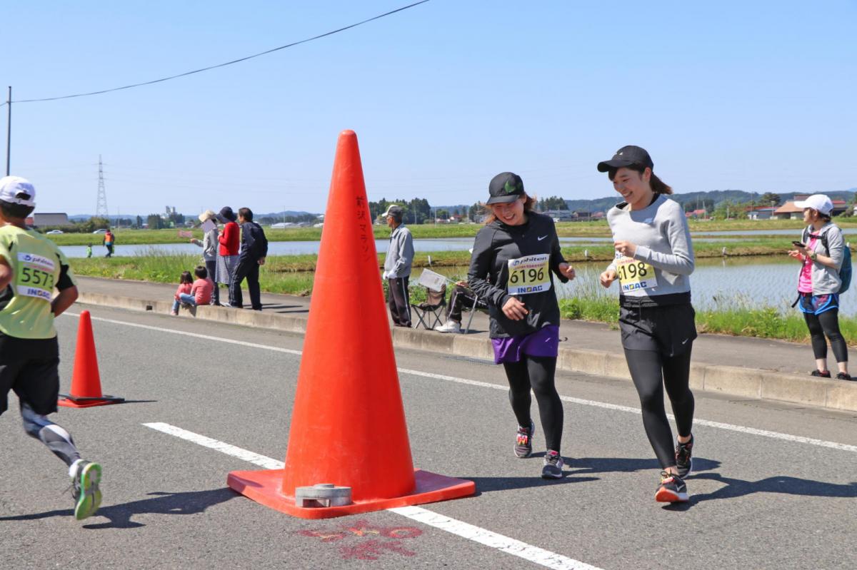 いわて奥州きらめきマラソン2018 フルマラソン5・37.5km給水/10km折り返し 2018/05/20