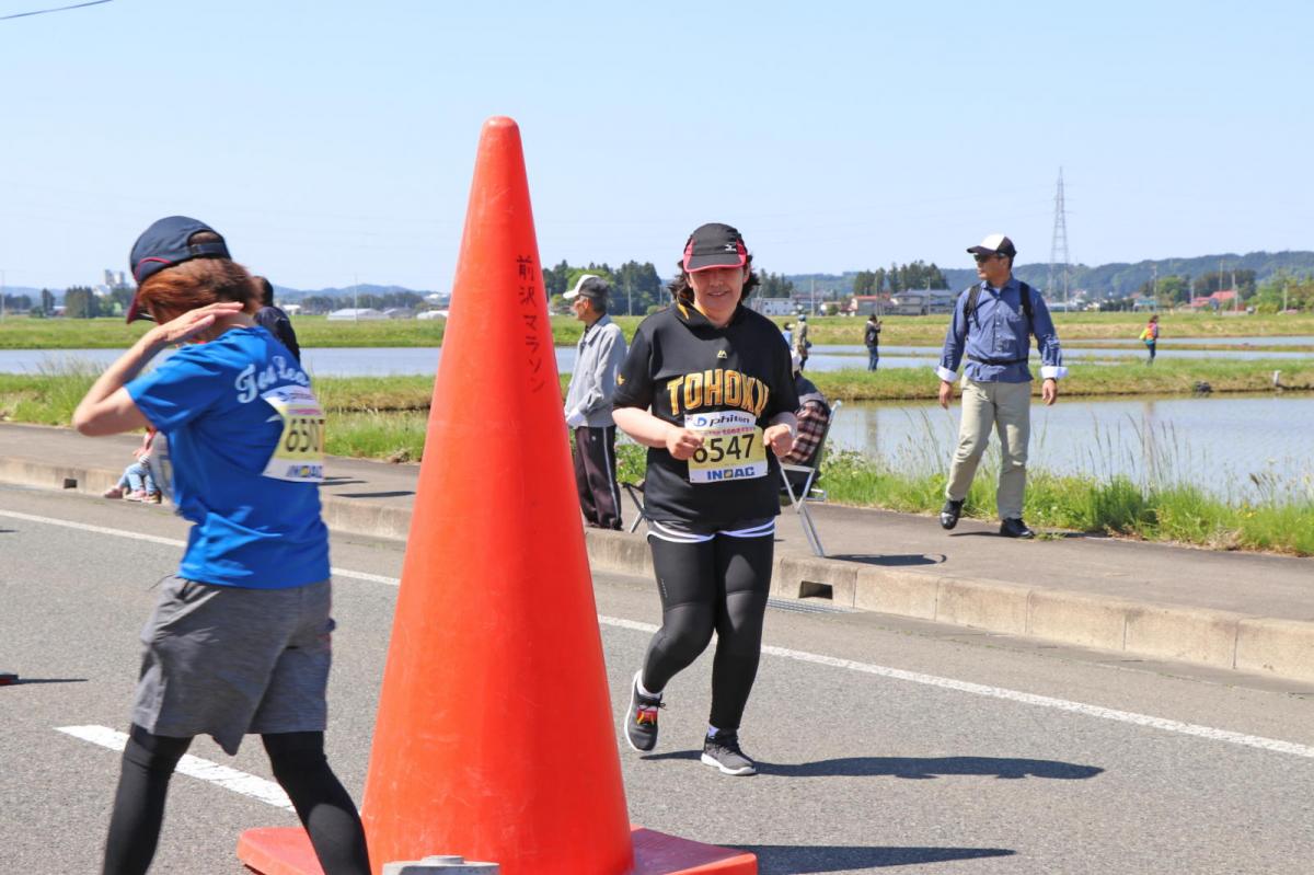 いわて奥州きらめきマラソン2018 フルマラソン5・37.5km給水/10km折り返し 2018/05/20