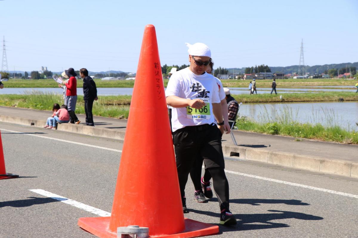 いわて奥州きらめきマラソン2018 フルマラソン5・37.5km給水/10km折り返し 2018/05/20