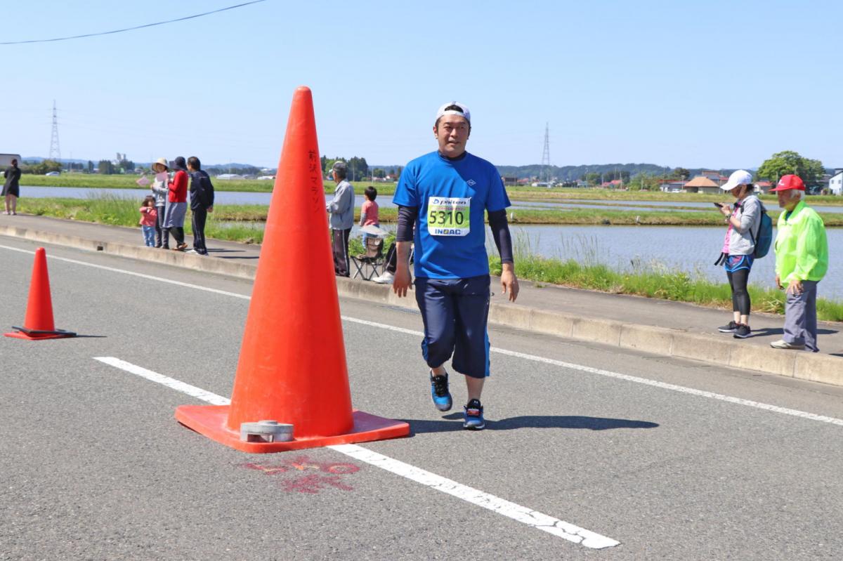 いわて奥州きらめきマラソン2018 フルマラソン5・37.5km給水/10km折り返し 2018/05/20