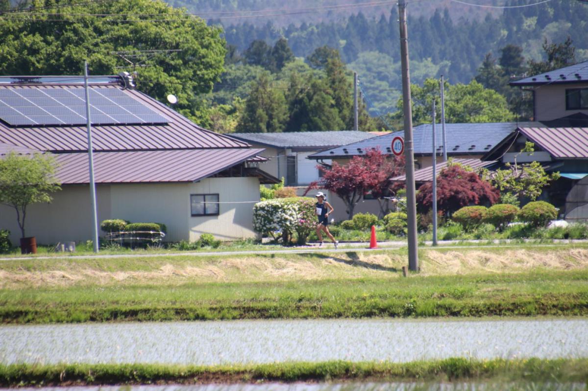 いわて奥州きらめきマラソン2018 フルマラソン5・37.5km給水/10km折り返し 2018/05/20