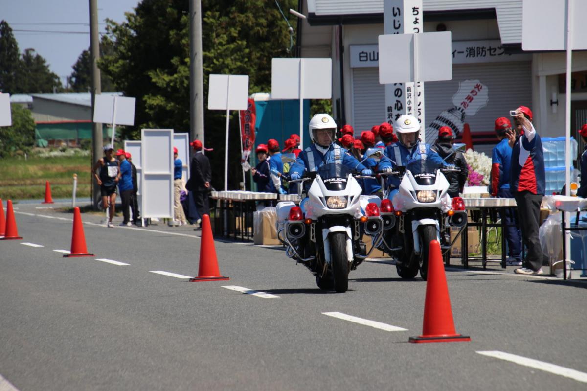 いわて奥州きらめきマラソン2018 フルマラソン5・37.5km給水/10km折り返し 2018/05/20