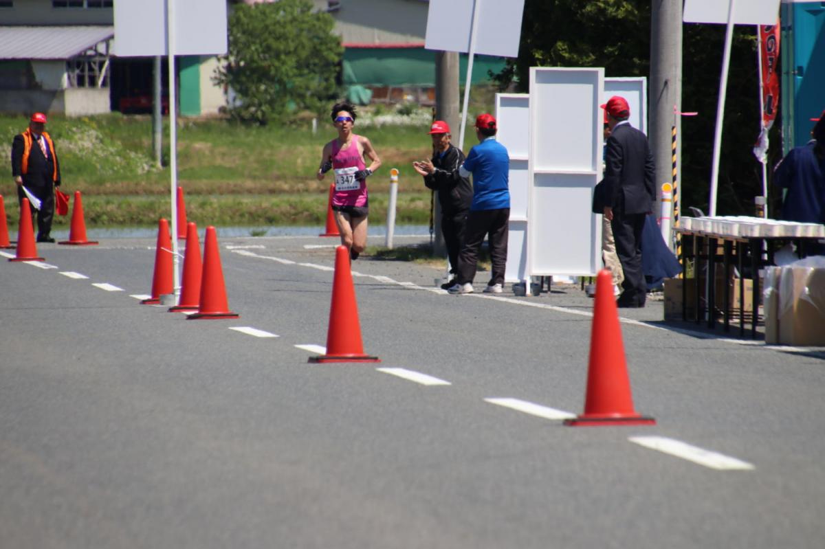 いわて奥州きらめきマラソン2018 フルマラソン5・37.5km給水/10km折り返し 2018/05/20