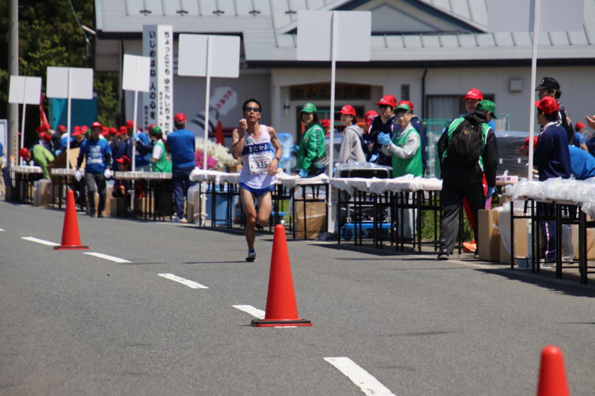 いわて奥州きらめきマラソン2018 フルマラソン5・37.5km給水/10km折り返し 2018/05/20