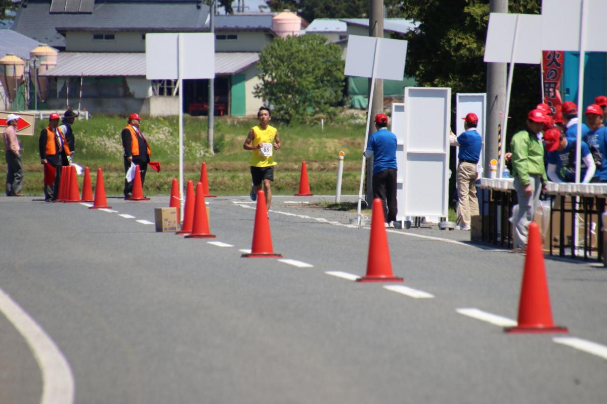 いわて奥州きらめきマラソン2018 フルマラソン5・37.5km給水/10km折り返し 2018/05/20