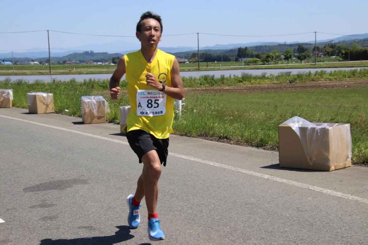 いわて奥州きらめきマラソン2018 フルマラソン5・37.5km給水/10km折り返し 2018/05/20