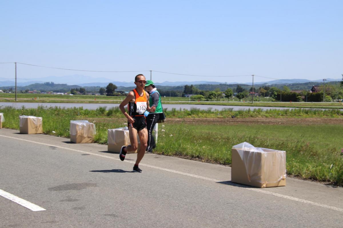 いわて奥州きらめきマラソン2018 フルマラソン5・37.5km給水/10km折り返し 2018/05/20