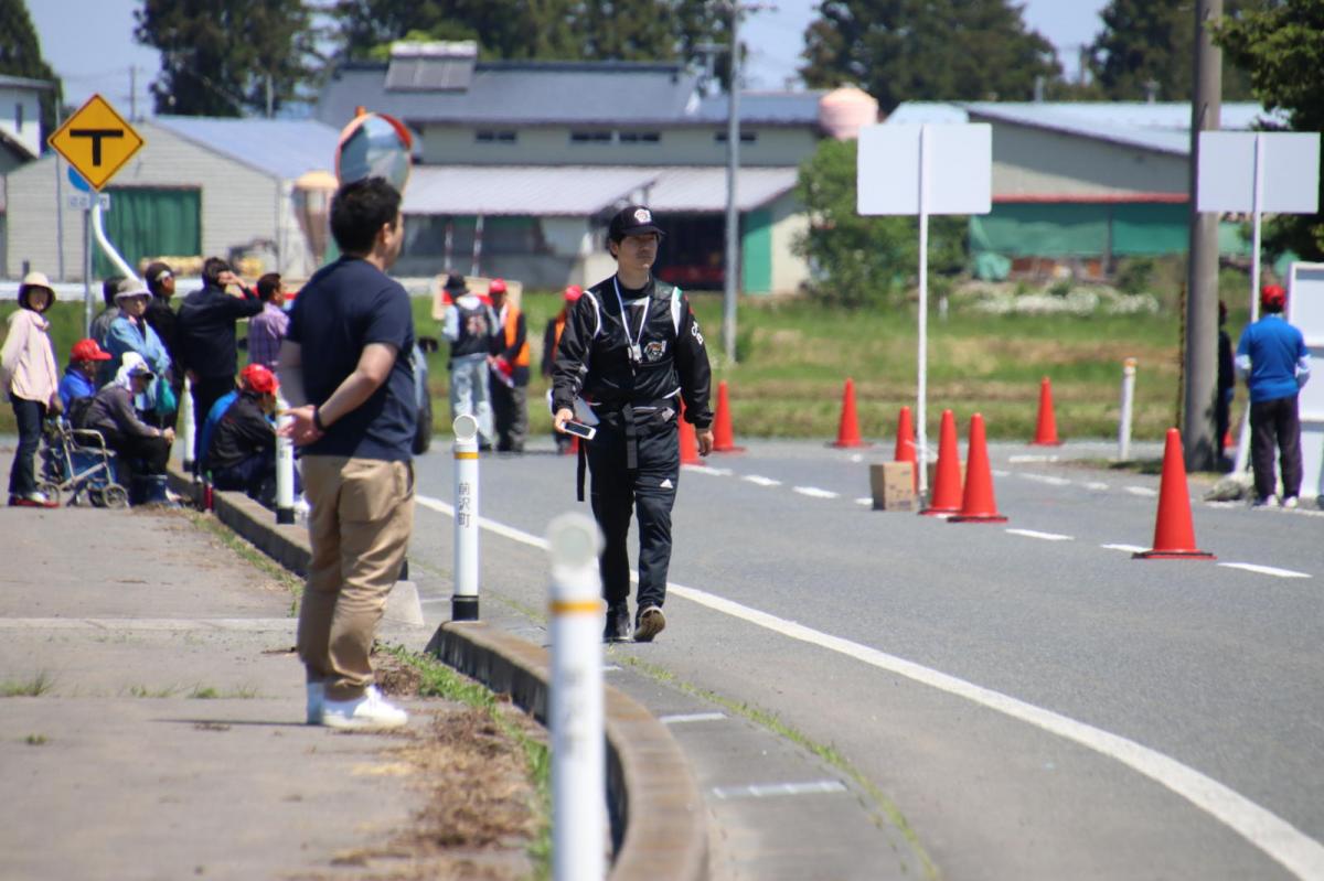 いわて奥州きらめきマラソン2018 フルマラソン5・37.5km給水/10km折り返し 2018/05/20