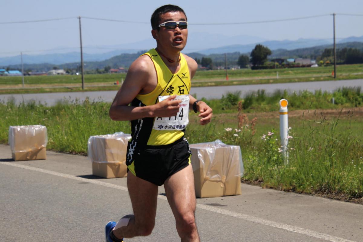 いわて奥州きらめきマラソン2018 フルマラソン5・37.5km給水/10km折り返し 2018/05/20