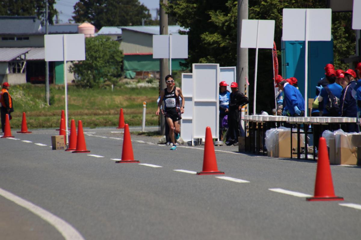 いわて奥州きらめきマラソン2018 フルマラソン5・37.5km給水/10km折り返し 2018/05/20