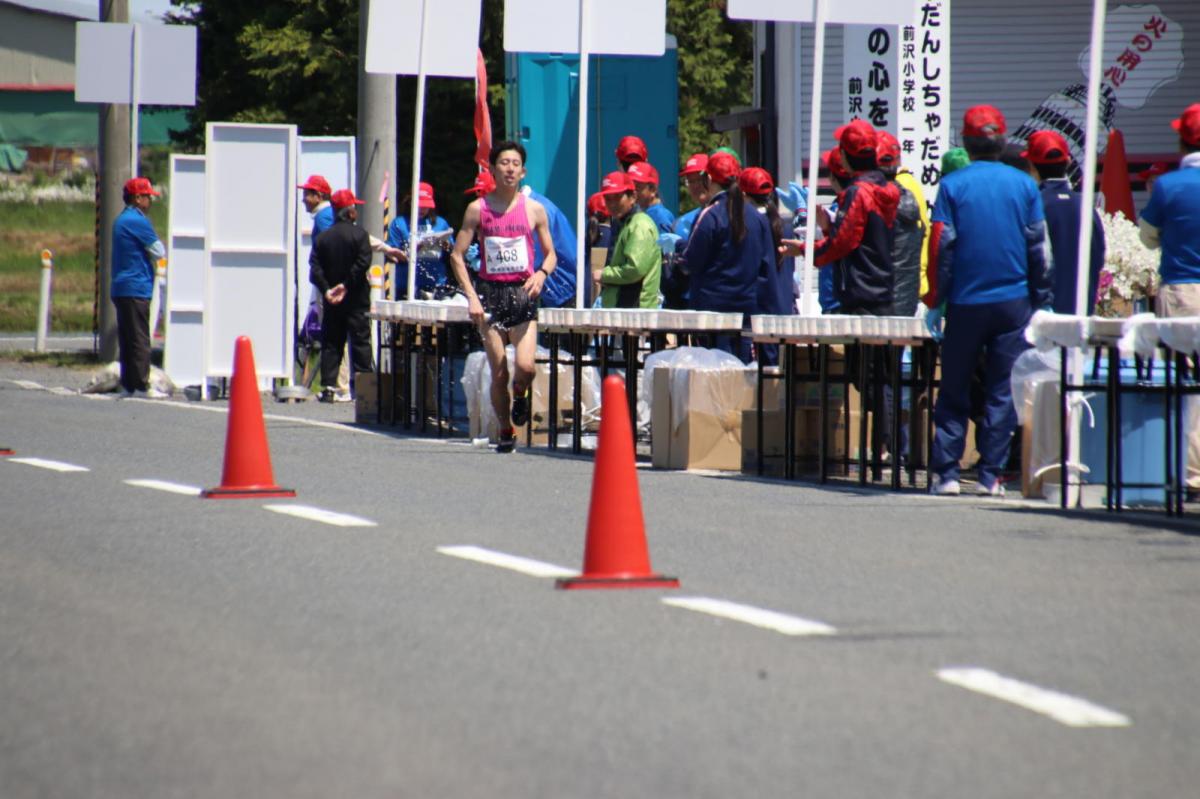 いわて奥州きらめきマラソン2018 フルマラソン5・37.5km給水/10km折り返し 2018/05/20