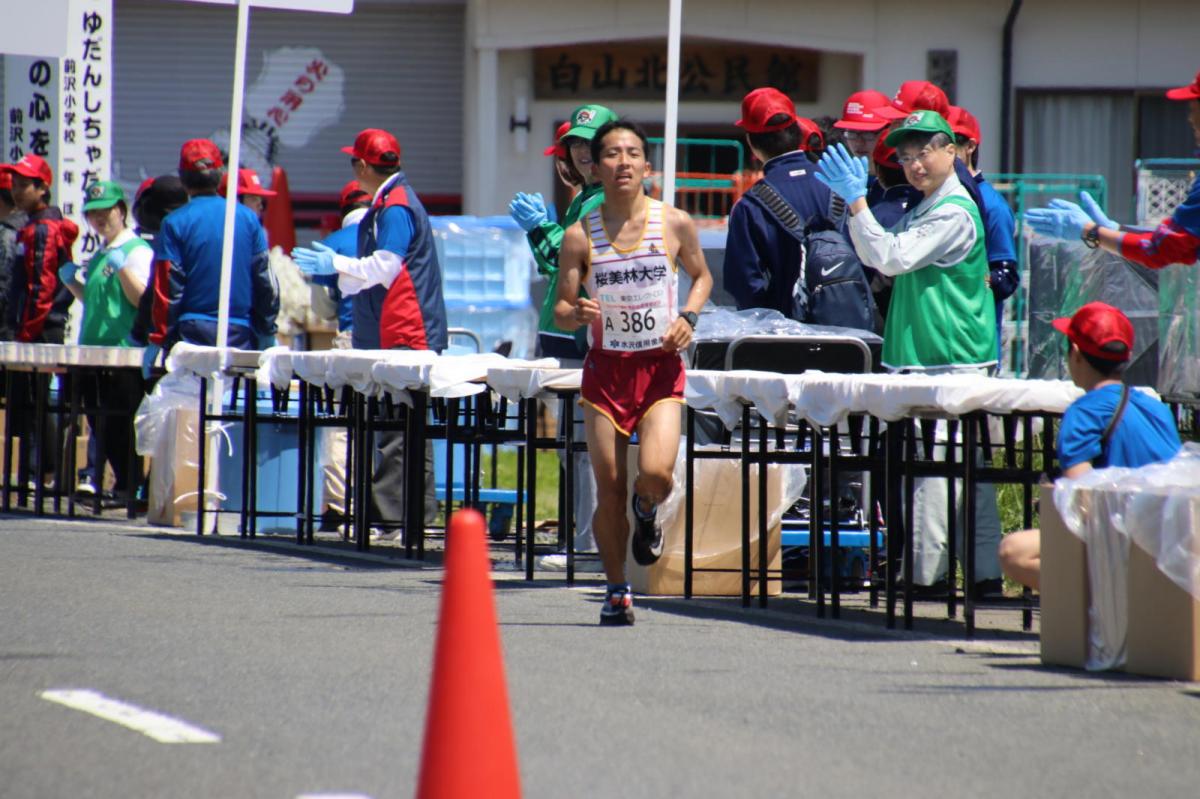 いわて奥州きらめきマラソン2018 フルマラソン5・37.5km給水/10km折り返し 2018/05/20