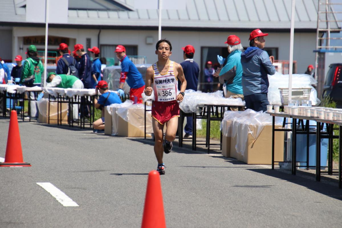 いわて奥州きらめきマラソン2018 フルマラソン5・37.5km給水/10km折り返し 2018/05/20