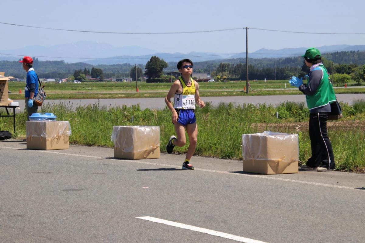 いわて奥州きらめきマラソン2018 フルマラソン5・37.5km給水/10km折り返し 2018/05/20