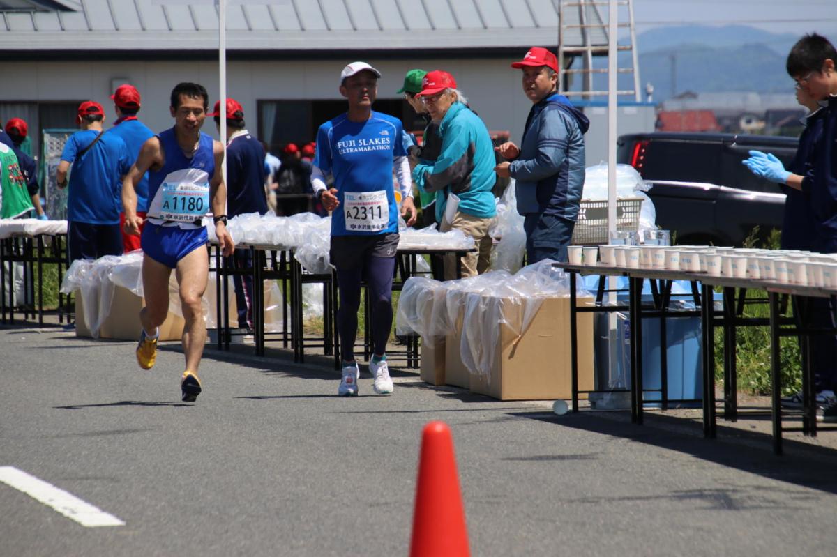 いわて奥州きらめきマラソン2018 フルマラソン5・37.5km給水/10km折り返し 2018/05/20