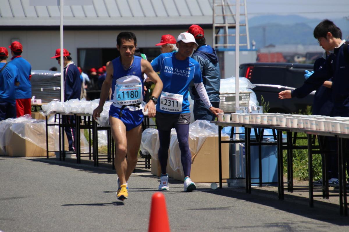いわて奥州きらめきマラソン2018 フルマラソン5・37.5km給水/10km折り返し 2018/05/20