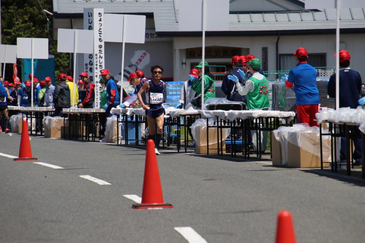 いわて奥州きらめきマラソン2018 フルマラソン5・37.5km給水/10km折り返し 2018/05/20