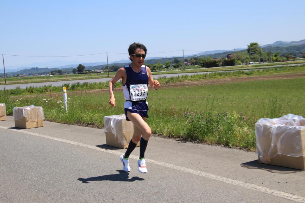 いわて奥州きらめきマラソン2018 フルマラソン5・37.5km給水/10km折り返し 2018/05/20