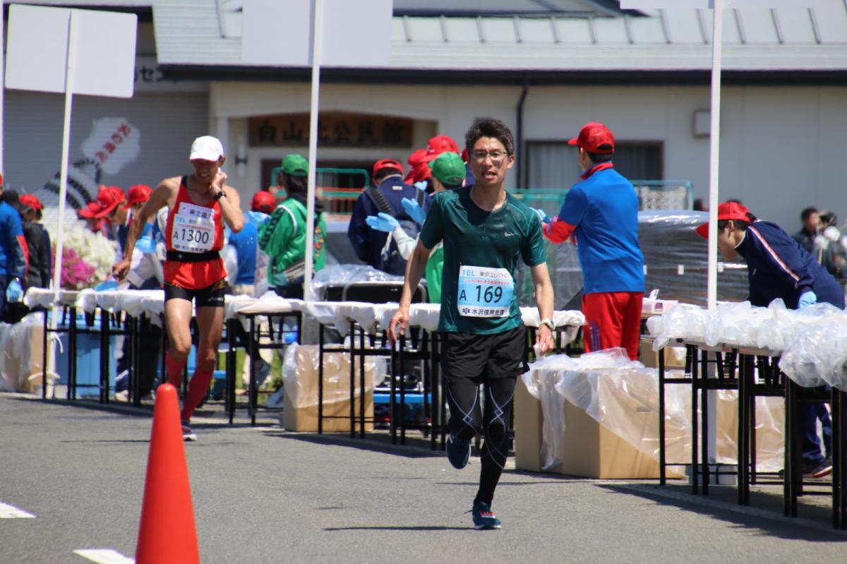 いわて奥州きらめきマラソン2018 フルマラソン5・37.5km給水/10km折り返し 2018/05/20
