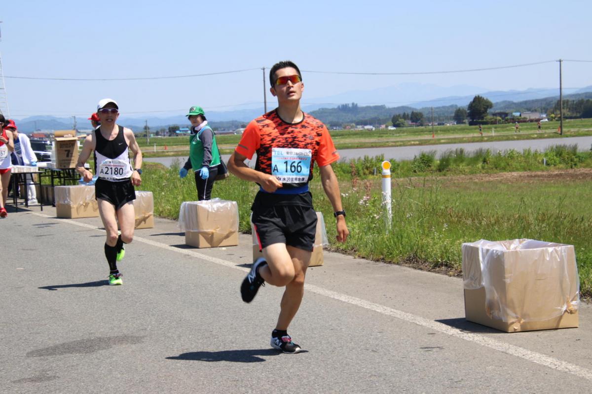 いわて奥州きらめきマラソン2018 フルマラソン5・37.5km給水/10km折り返し 2018/05/20