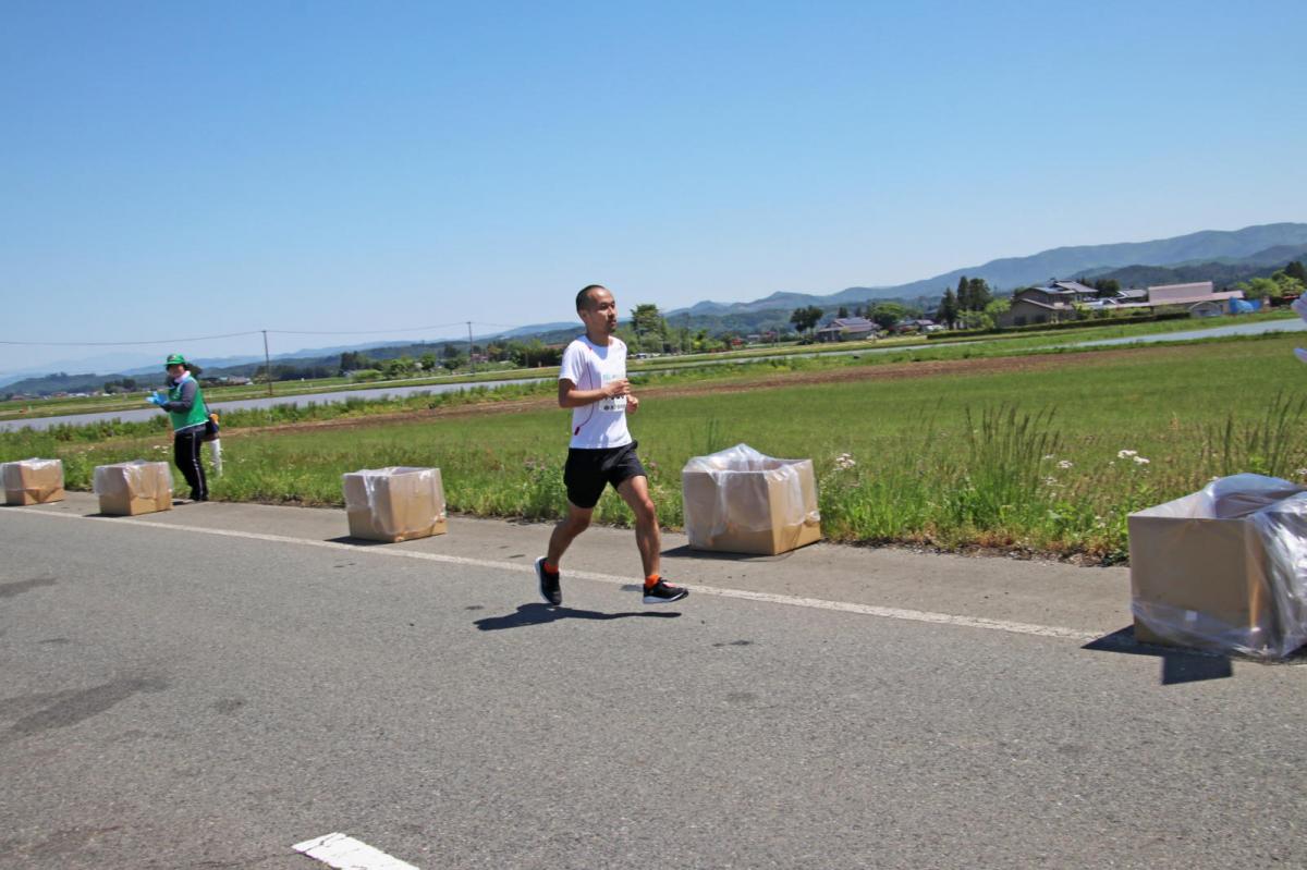 いわて奥州きらめきマラソン2018 フルマラソン5・37.5km給水/10km折り返し 2018/05/20