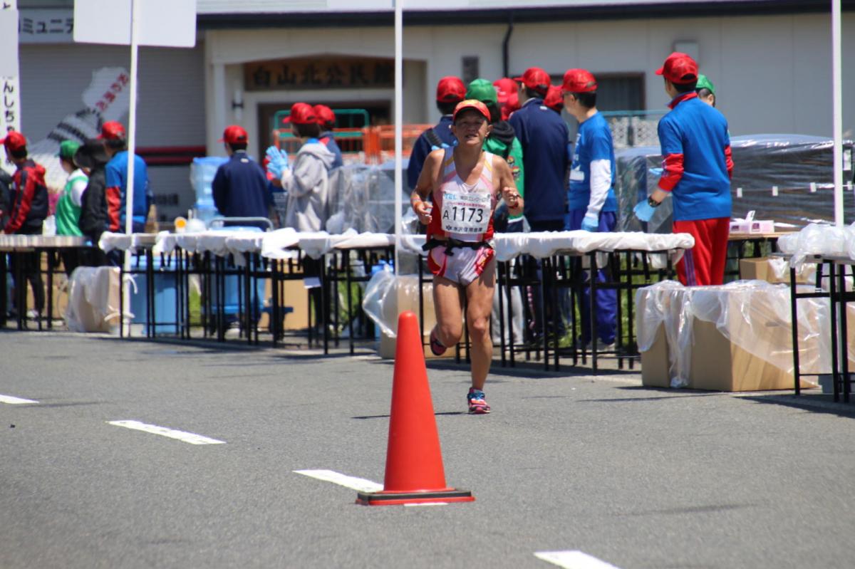 いわて奥州きらめきマラソン2018 フルマラソン5・37.5km給水/10km折り返し 2018/05/20