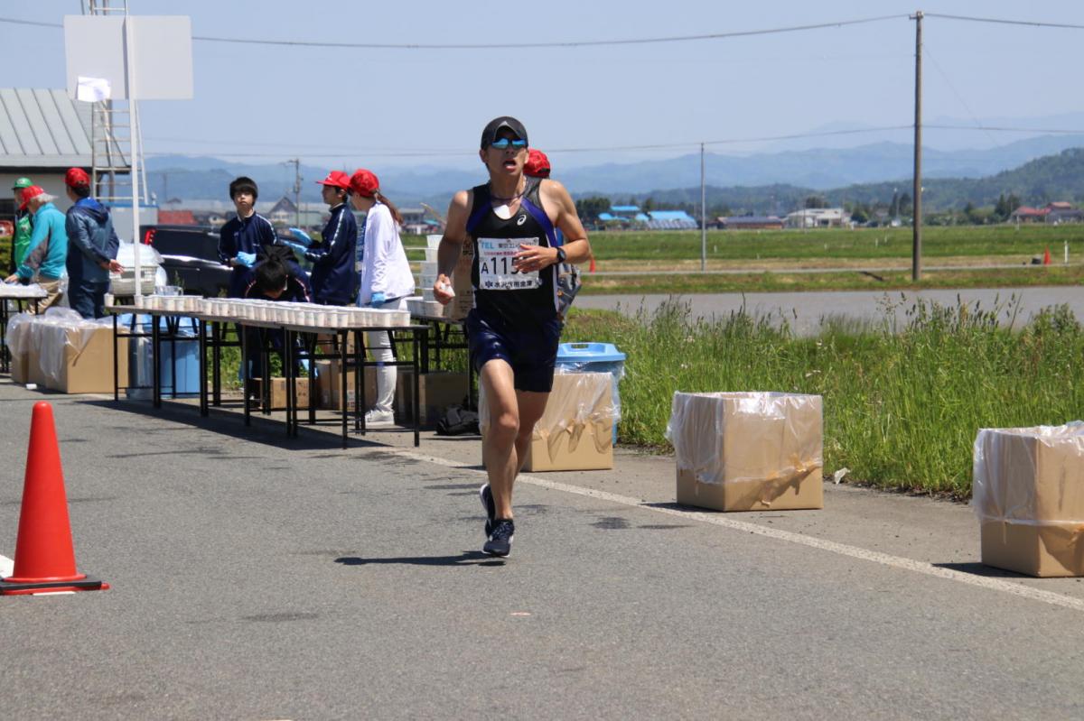 いわて奥州きらめきマラソン2018 フルマラソン5・37.5km給水/10km折り返し 2018/05/20