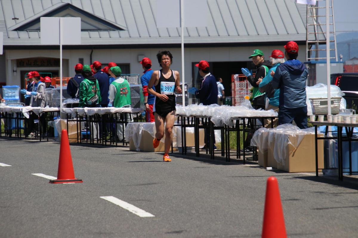 いわて奥州きらめきマラソン2018 フルマラソン5・37.5km給水/10km折り返し 2018/05/20