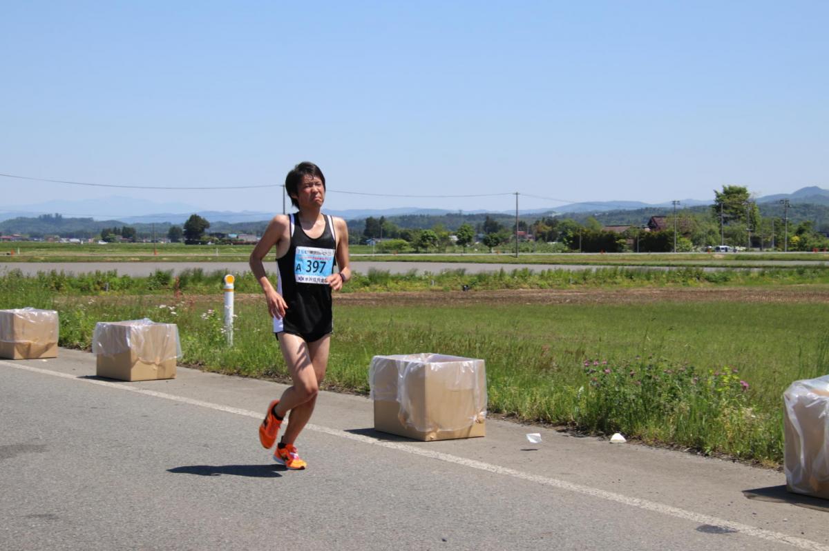 いわて奥州きらめきマラソン2018 フルマラソン5・37.5km給水/10km折り返し 2018/05/20