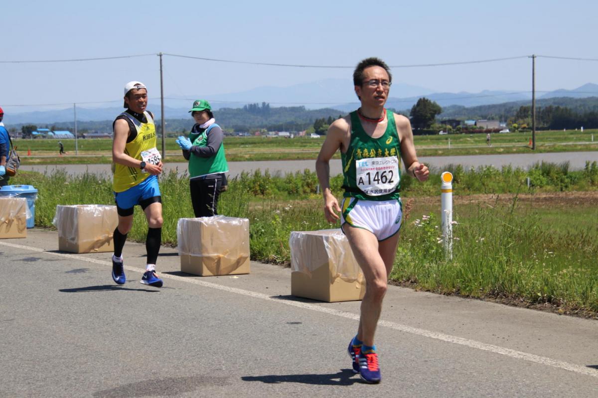 いわて奥州きらめきマラソン2018 フルマラソン5・37.5km給水/10km折り返し 2018/05/20