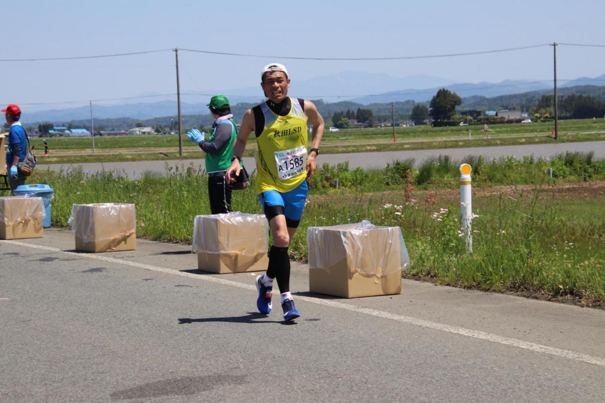 いわて奥州きらめきマラソン2018 フルマラソン5・37.5km給水/10km折り返し 2018/05/20