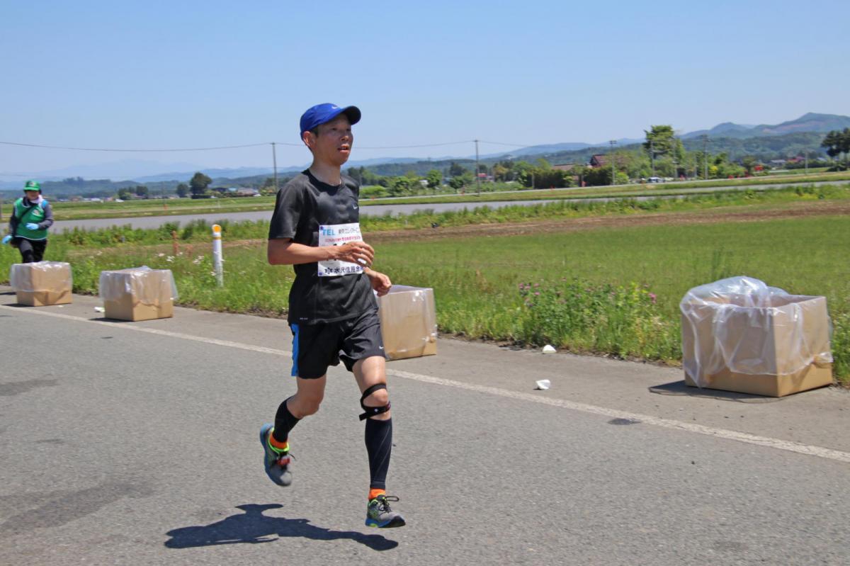 いわて奥州きらめきマラソン2018 フルマラソン5・37.5km給水/10km折り返し 2018/05/20