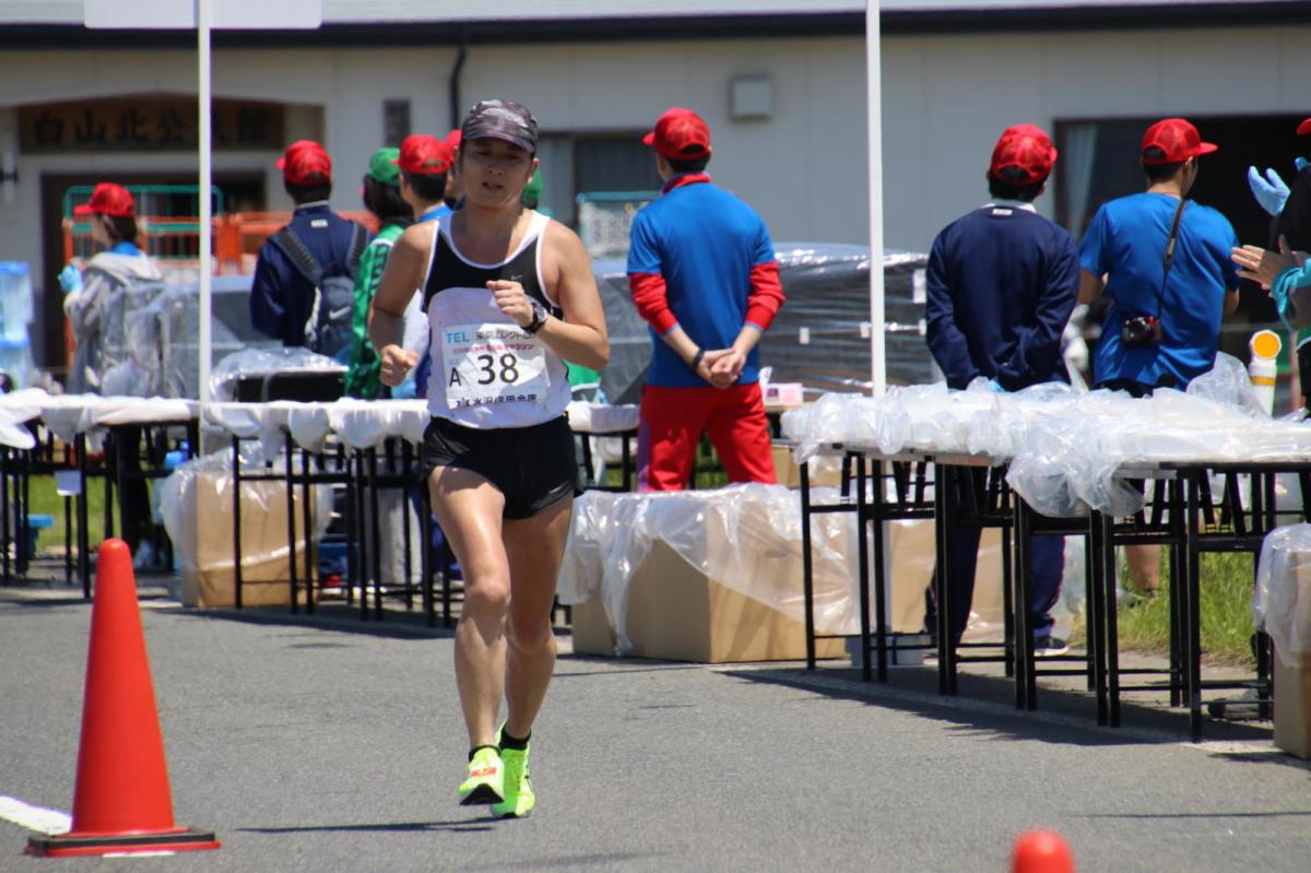 いわて奥州きらめきマラソン2018 フルマラソン5・37.5km給水/10km折り返し 2018/05/20