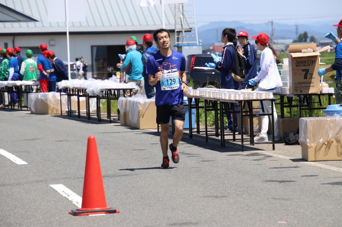 いわて奥州きらめきマラソン2018 フルマラソン5・37.5km給水/10km折り返し 2018/05/20
