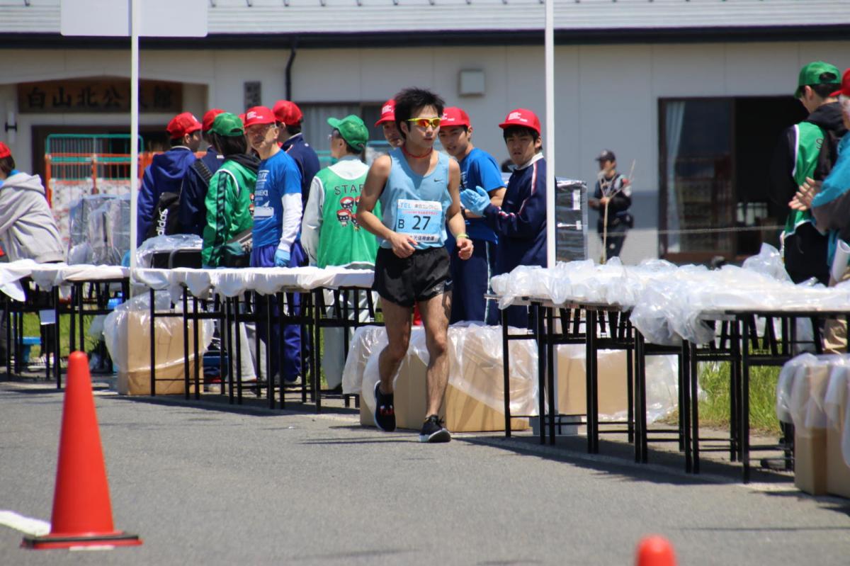 いわて奥州きらめきマラソン2018 フルマラソン5・37.5km給水/10km折り返し 2018/05/20