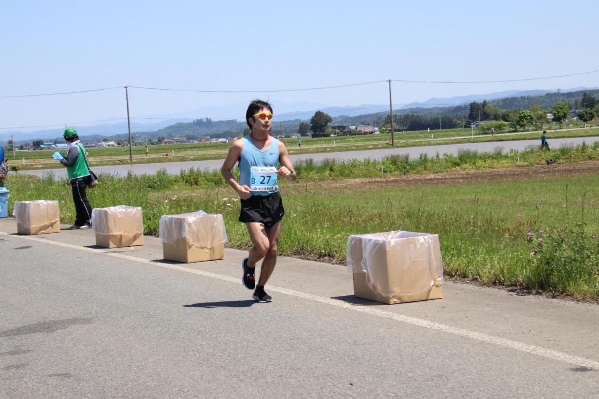 いわて奥州きらめきマラソン2018 フルマラソン5・37.5km給水/10km折り返し 2018/05/20