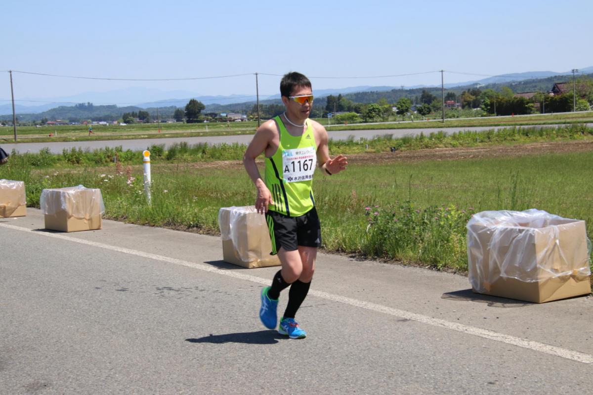 いわて奥州きらめきマラソン2018 フルマラソン5・37.5km給水/10km折り返し 2018/05/20