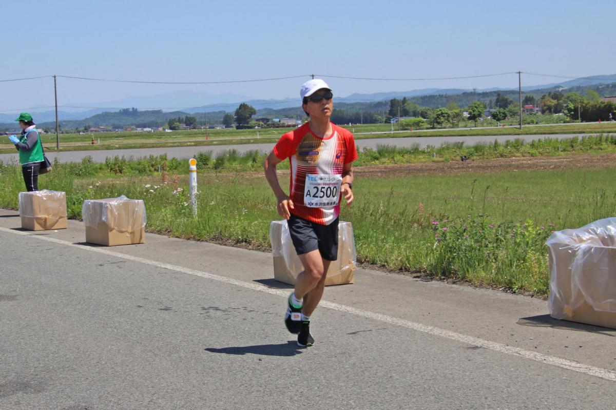 いわて奥州きらめきマラソン2018 フルマラソン5・37.5km給水/10km折り返し 2018/05/20