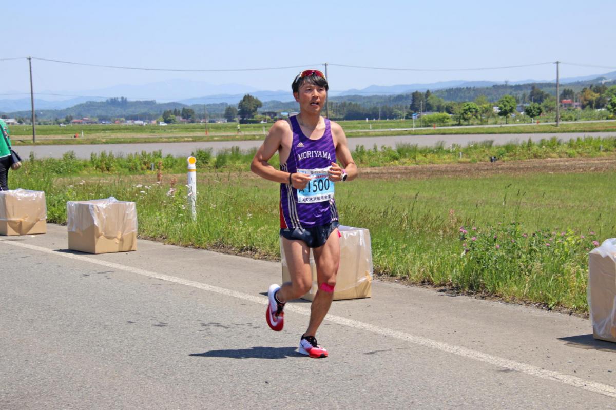 いわて奥州きらめきマラソン2018 フルマラソン5・37.5km給水/10km折り返し 2018/05/20