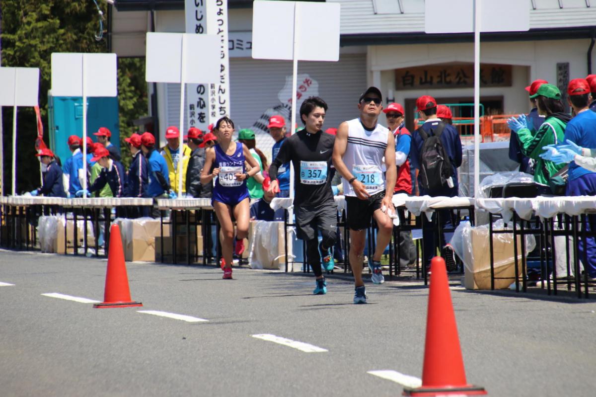 いわて奥州きらめきマラソン2018 フルマラソン5・37.5km給水/10km折り返し 2018/05/20
