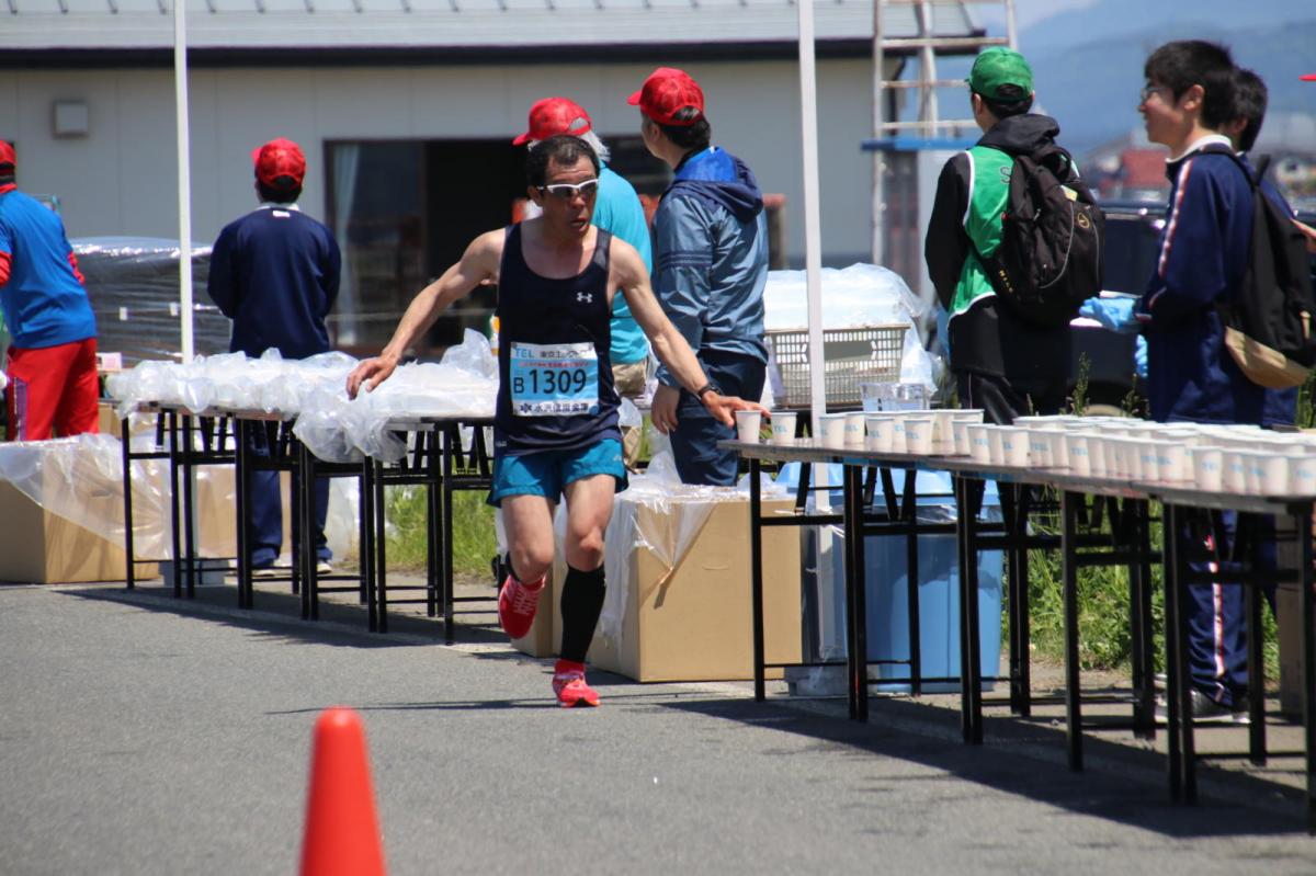 いわて奥州きらめきマラソン2018 フルマラソン5・37.5km給水/10km折り返し 2018/05/20