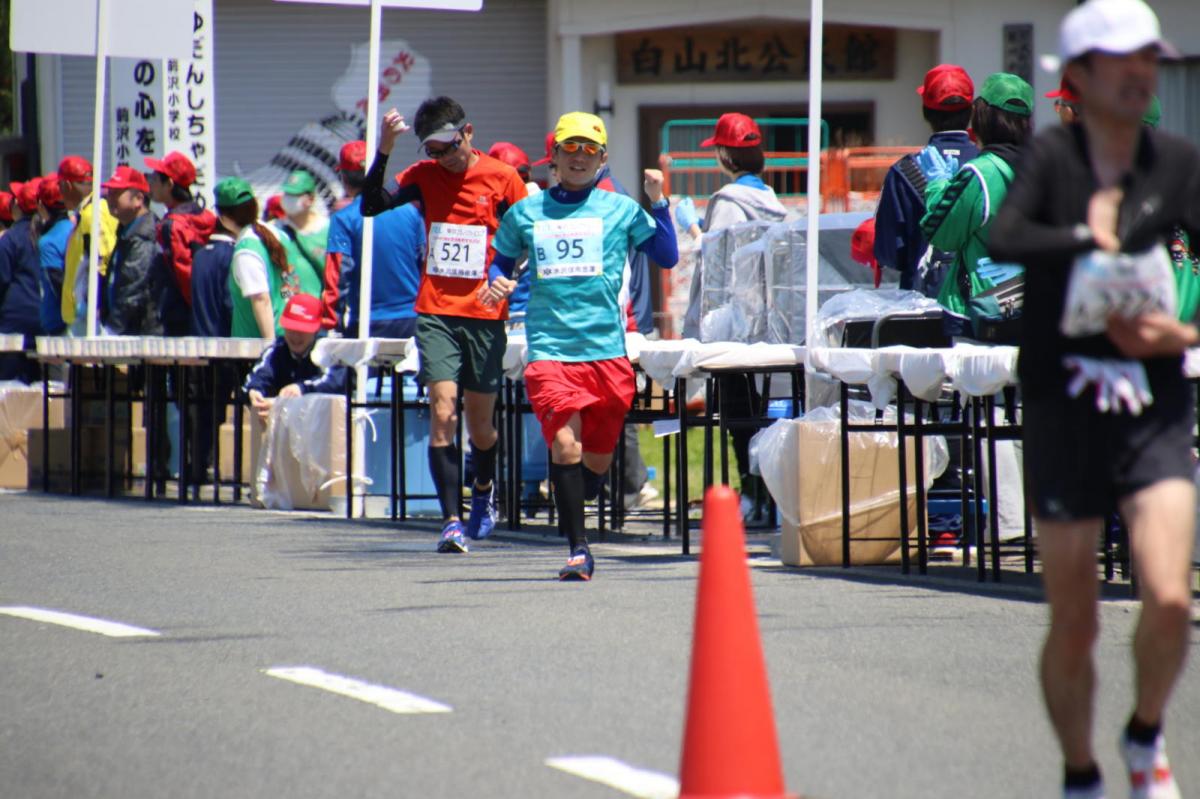 いわて奥州きらめきマラソン2018 フルマラソン5・37.5km給水/10km折り返し 2018/05/20