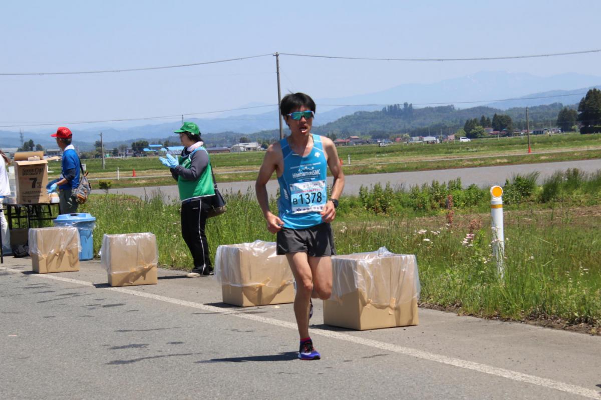 いわて奥州きらめきマラソン2018 フルマラソン5・37.5km給水/10km折り返し 2018/05/20