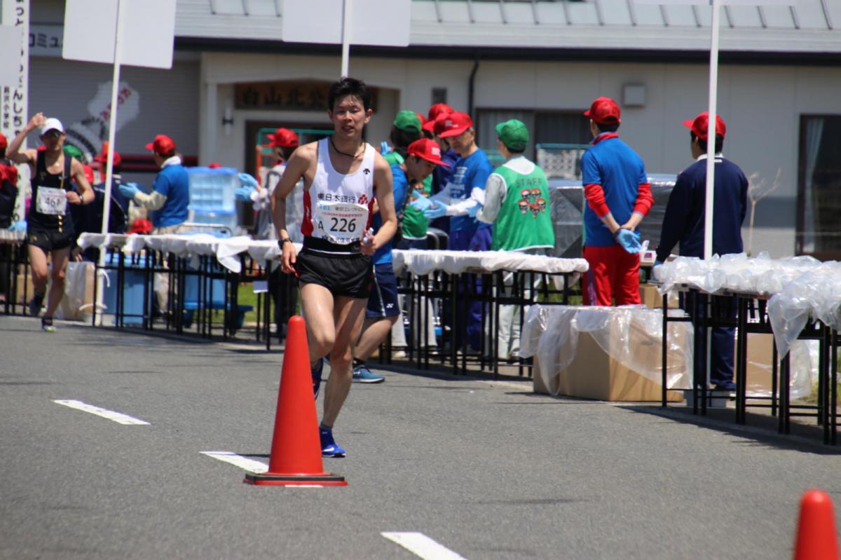いわて奥州きらめきマラソン2018 フルマラソン5・37.5km給水/10km折り返し 2018/05/20