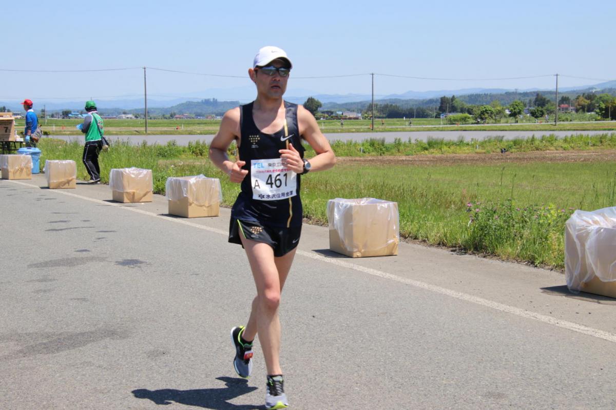 いわて奥州きらめきマラソン2018 フルマラソン5・37.5km給水/10km折り返し 2018/05/20