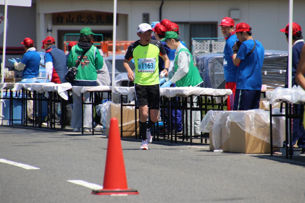 いわて奥州きらめきマラソン2018 フルマラソン5・37.5km給水/10km折り返し 2018/05/20